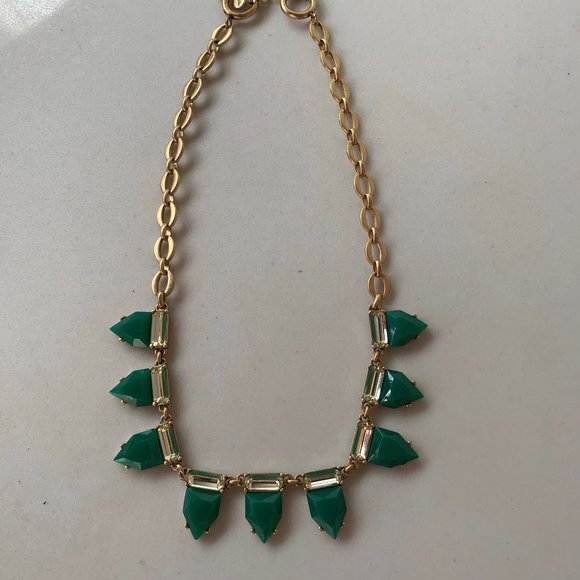 Stella & Dot green & gold necklace - Picture 6 of 6
